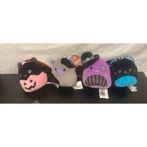 Squishmallow Bundle of 4 Clips Emily , Earworm, Bridgette and‎ Eponine